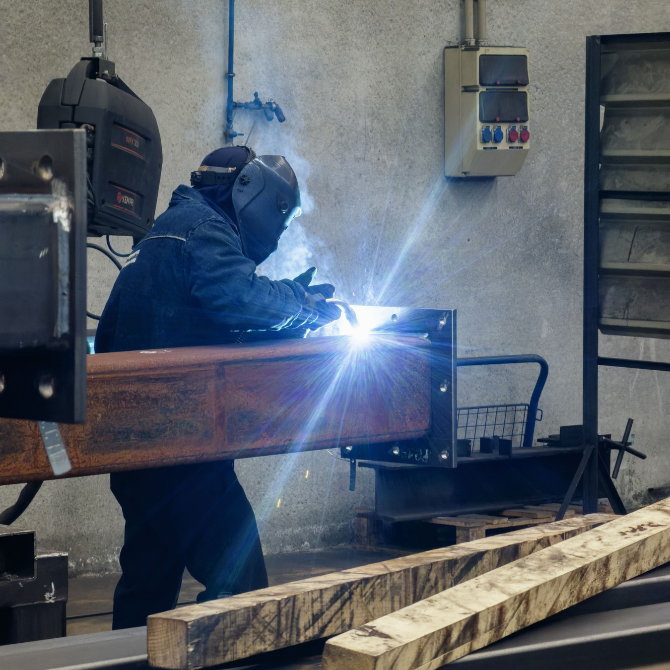 Fabricación de Estructura Metálica para Nave ganadera